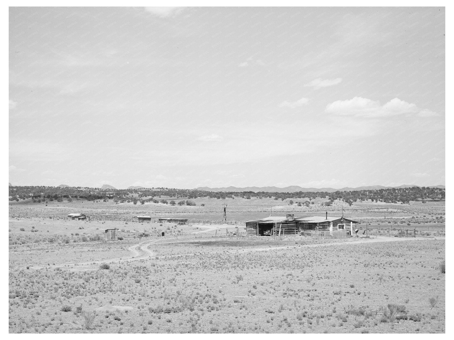 Ranchers Home in Pie Town New Mexico June 1940