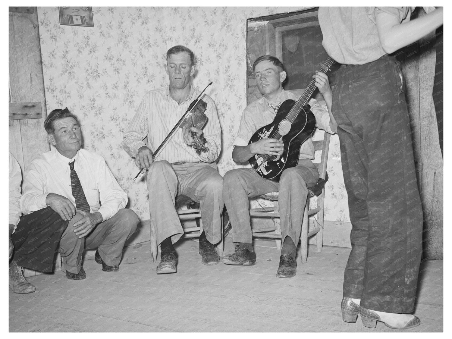 Musicians at Square Dance in Pie Town New Mexico 1940