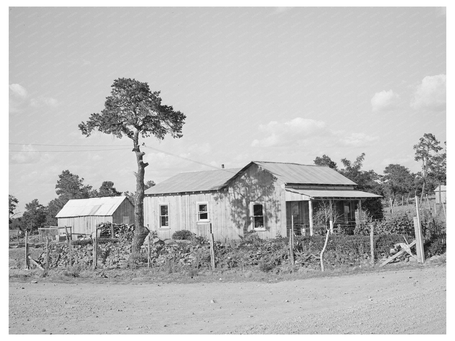 Mr. and Mrs. Craigs New House in Pie Town 1940