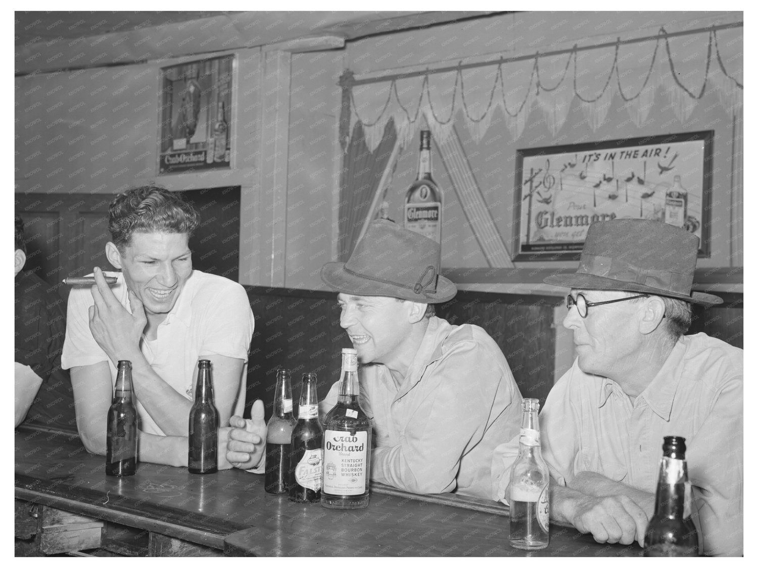 Mogollon New Mexico Barroom Scene June 1940