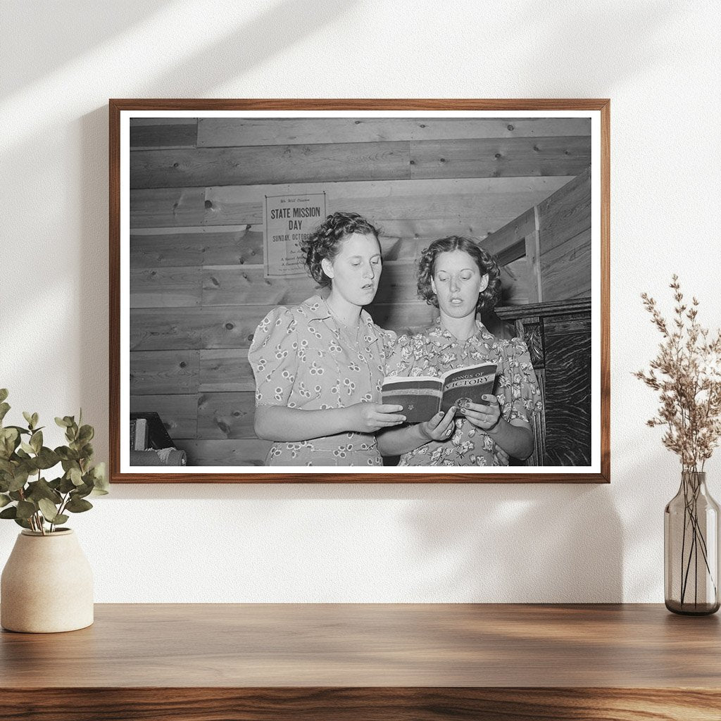 Sisters Duet at Pie Town Community Event June 1940