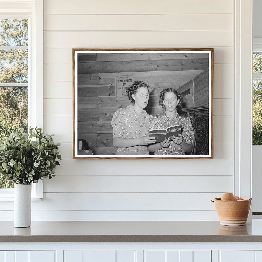 Sisters Duet at Pie Town Community Event June 1940