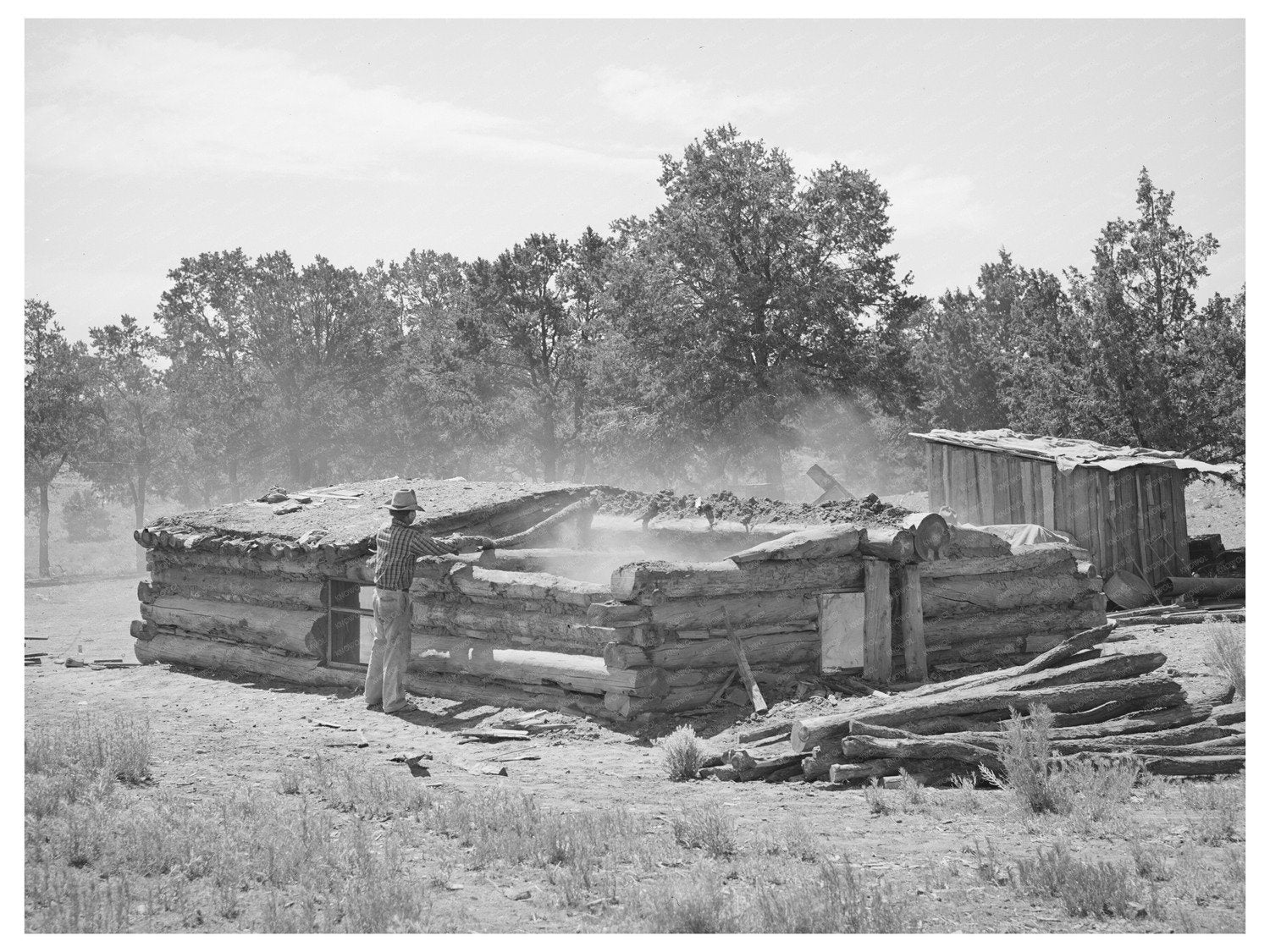 Faro Caudill in Pie Town New Mexico June 1940
