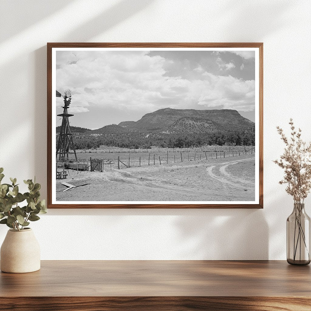 Pie Town New Mexico Farm Land June 1940 Rural Landscape