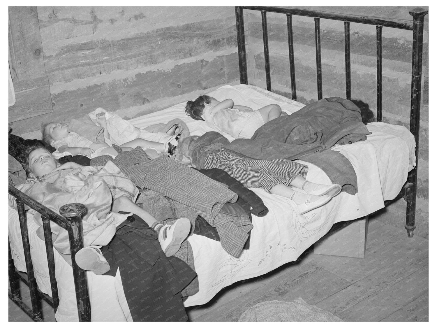 Children Sleeping During Square Dance in Pie Town 1940