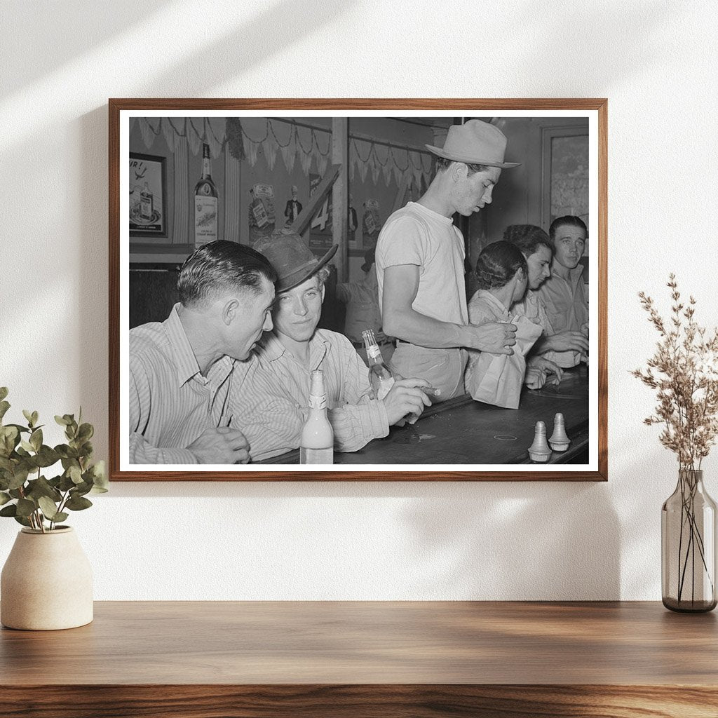 Barroom Scene in Mogollon New Mexico June 1940