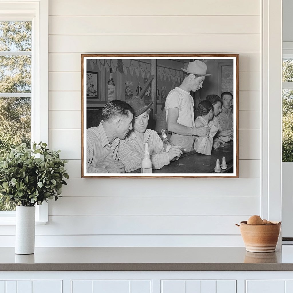 Barroom Scene in Mogollon New Mexico June 1940