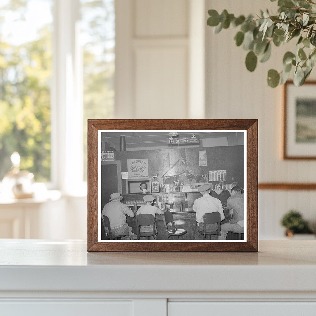 Mogollon New Mexico Café June 1940 Historical Photograph