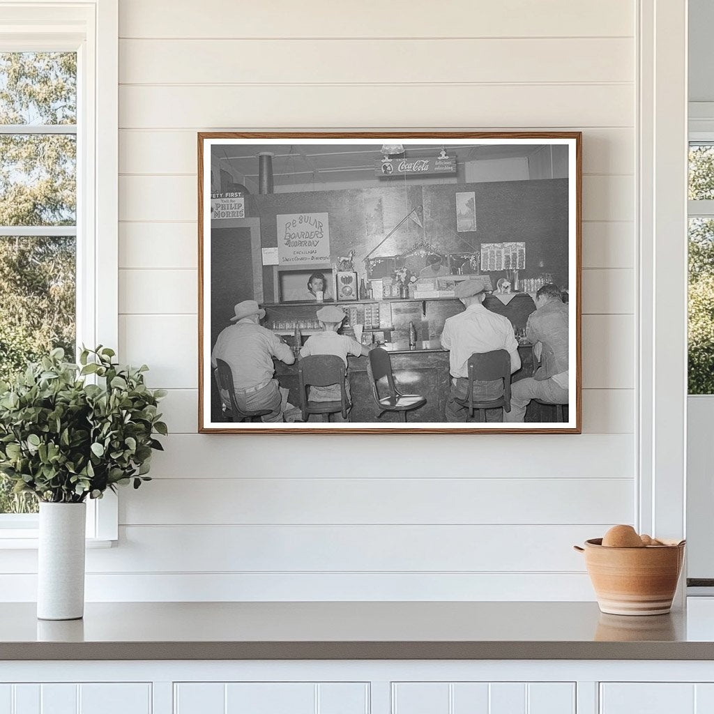 Mogollon New Mexico Café June 1940 Historical Photograph