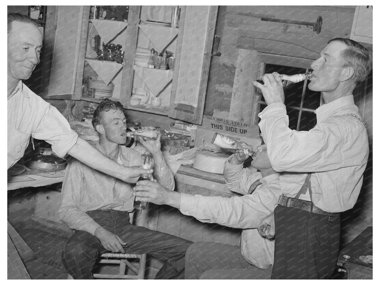 Square Dance in Pie Town New Mexico June 1940 Photo
