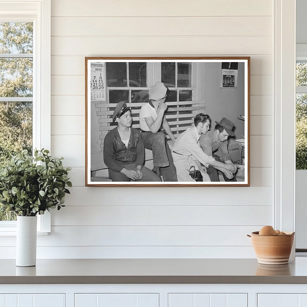 Miners in Commissary Mogollon New Mexico June 1940