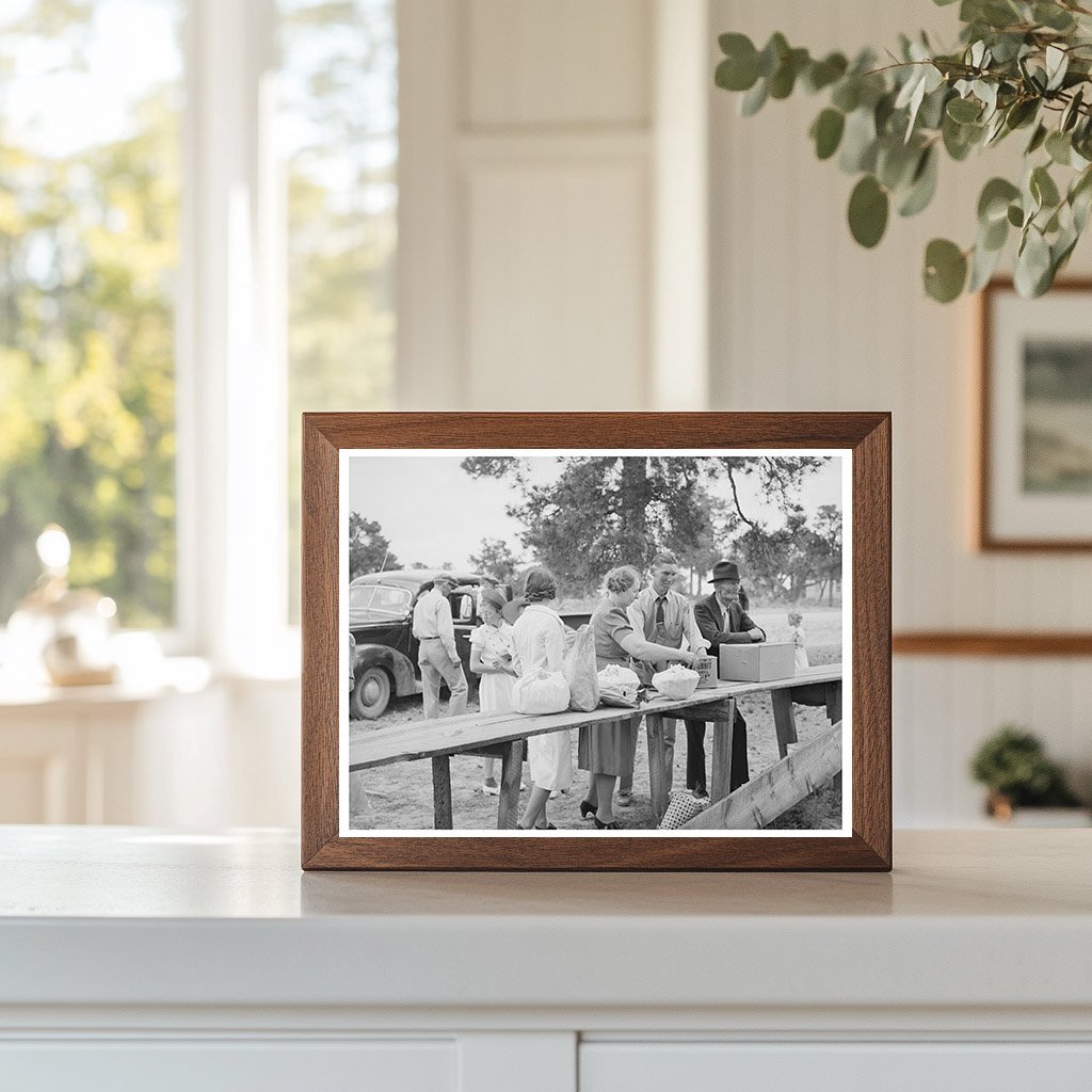 Dinner on the Grounds Pie Town New Mexico June 1944