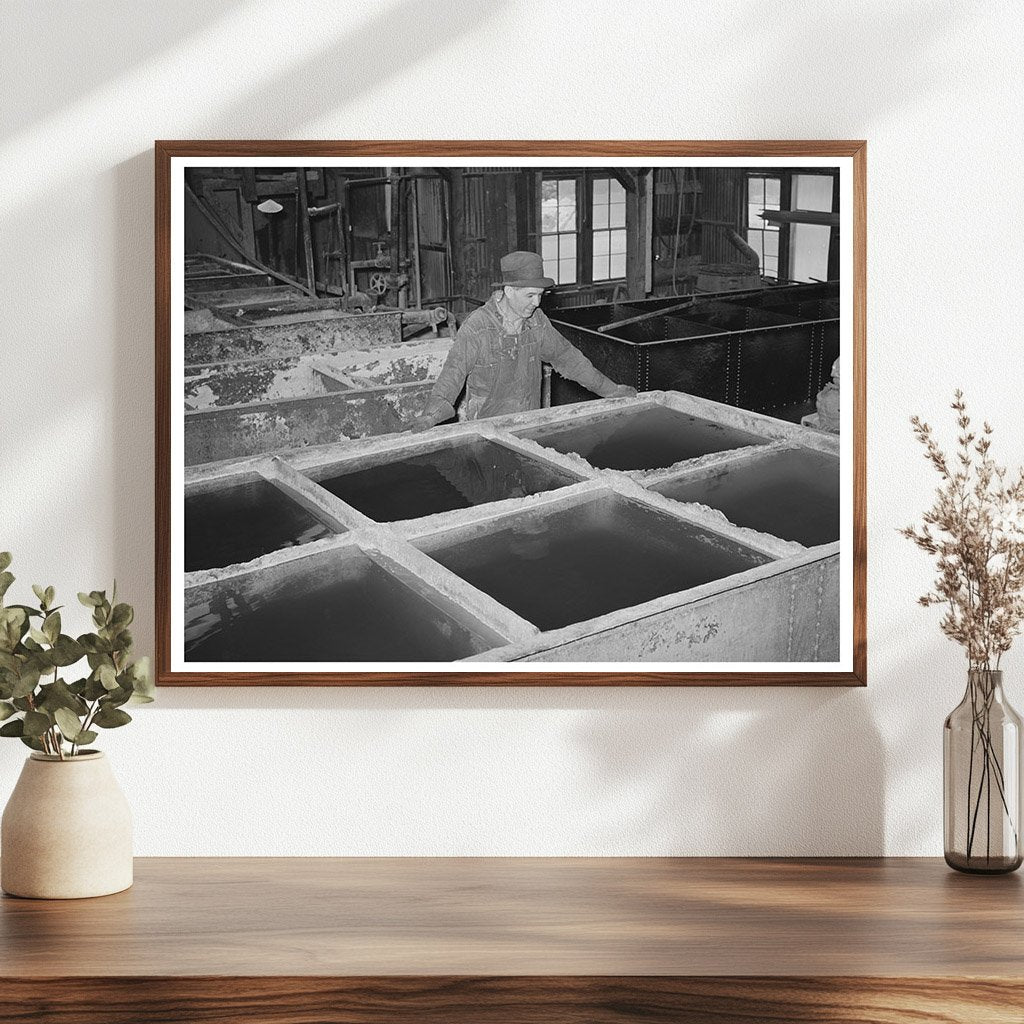 Gold Mine Precipitation Tanks Mogollon New Mexico 1940