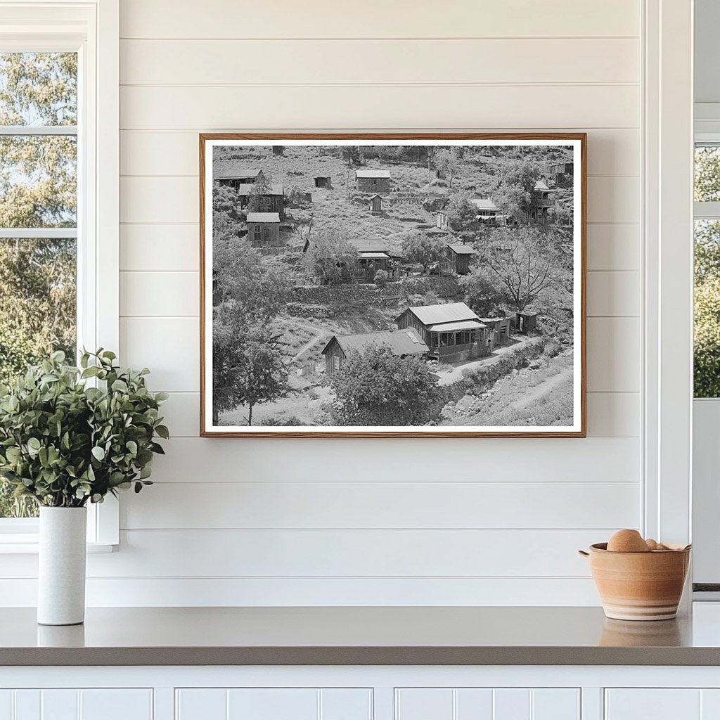 Mogollon New Mexico Mining Community Houses June 1940