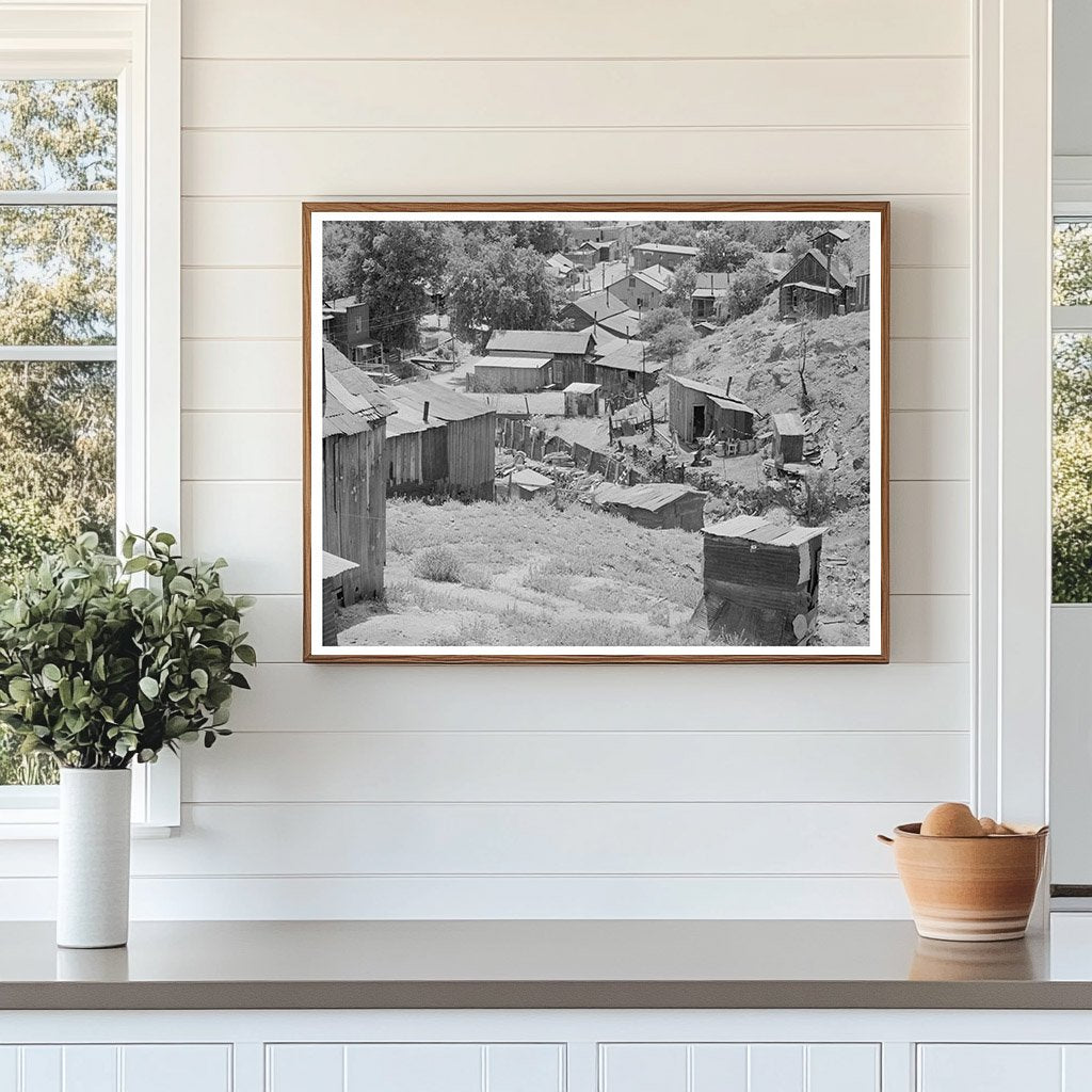 Mogollon New Mexico Miners Homes June 1940