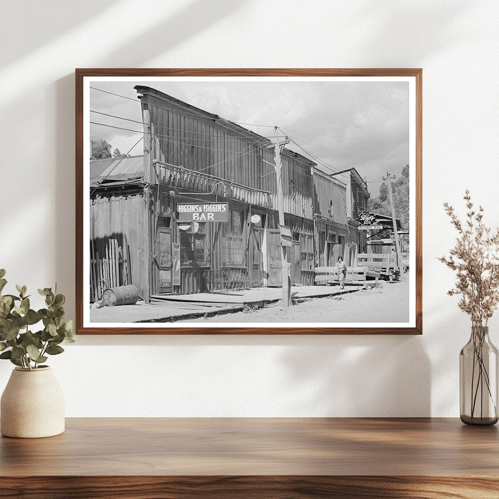 Mogollon New Mexico Main Street Detail June 1940