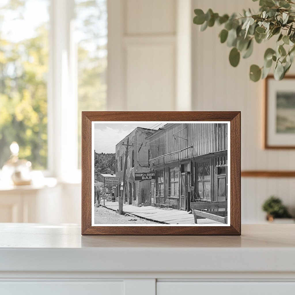 Main Street Mogollon New Mexico June 1940 Image