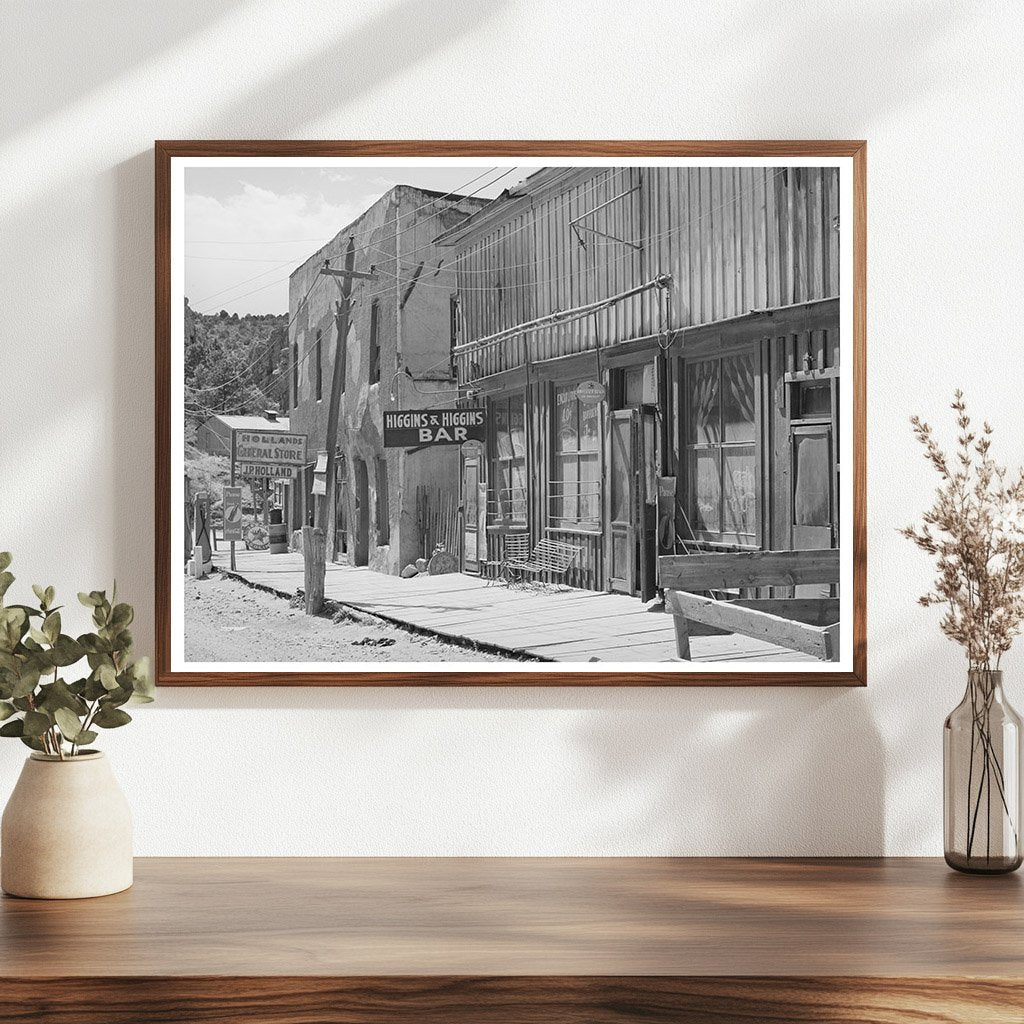 Main Street Mogollon New Mexico June 1940 Image