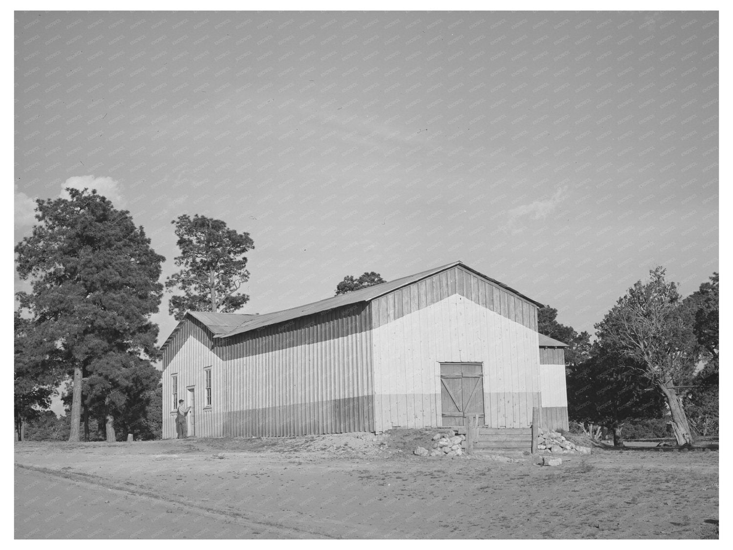 Bean Warehouse in Pie Town New Mexico June 1940