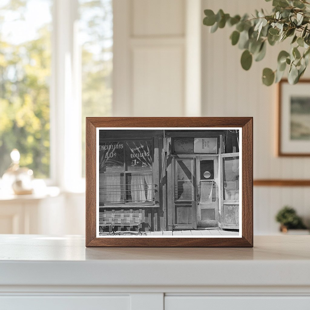 Mogollon New Mexico Store Building Historic Photo 1940