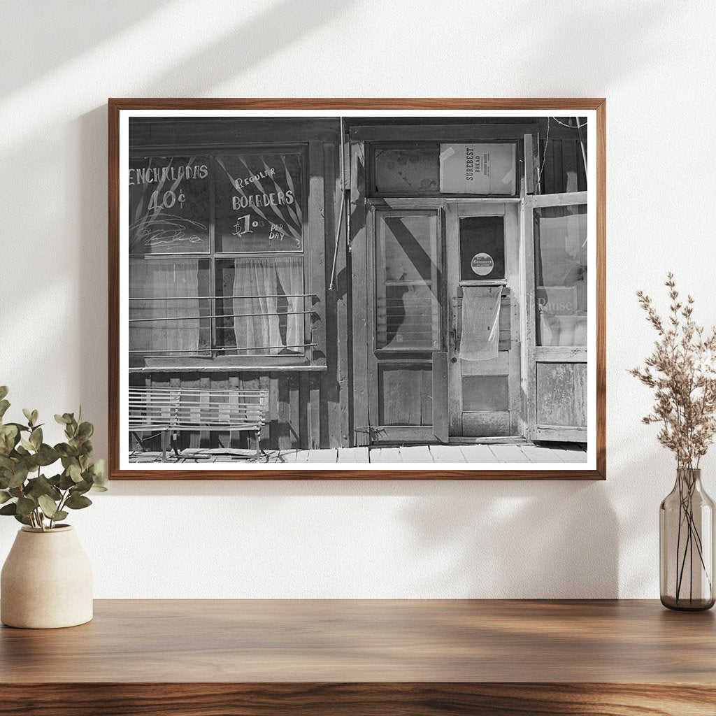 Mogollon New Mexico Store Building Historic Photo 1940