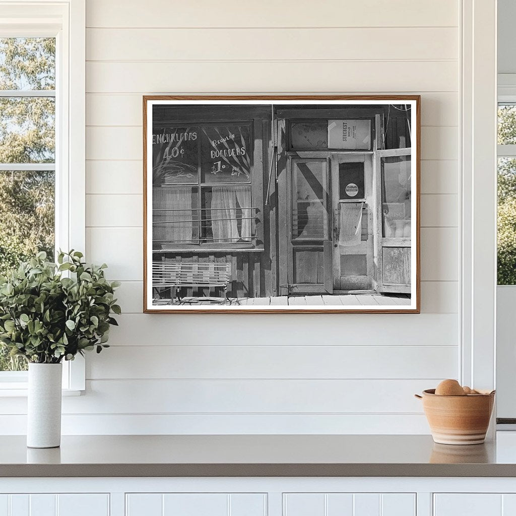 Mogollon New Mexico Store Building Historic Photo 1940