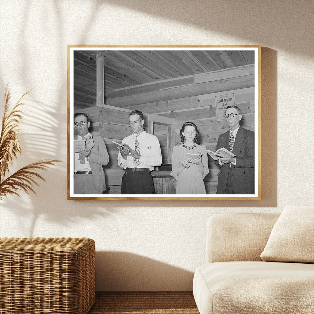 Mixed Quartette Community Sing in Pie Town New Mexico 1940