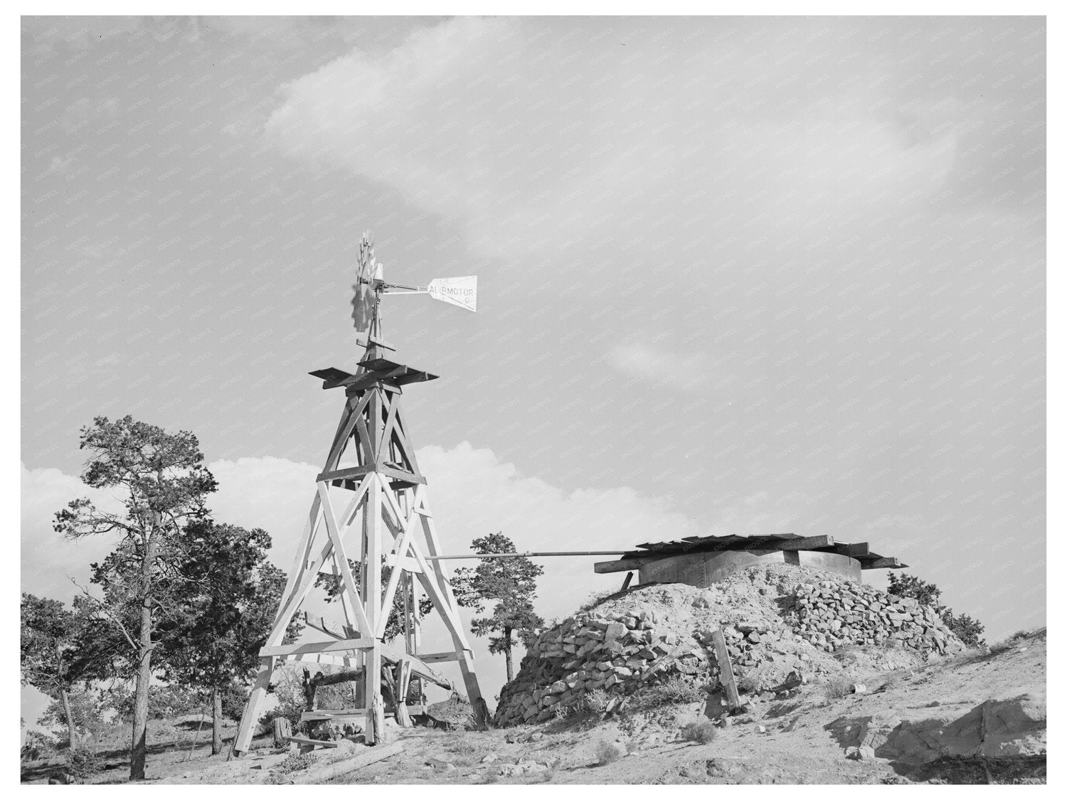 1940 Water Supply System in Pie Town New Mexico