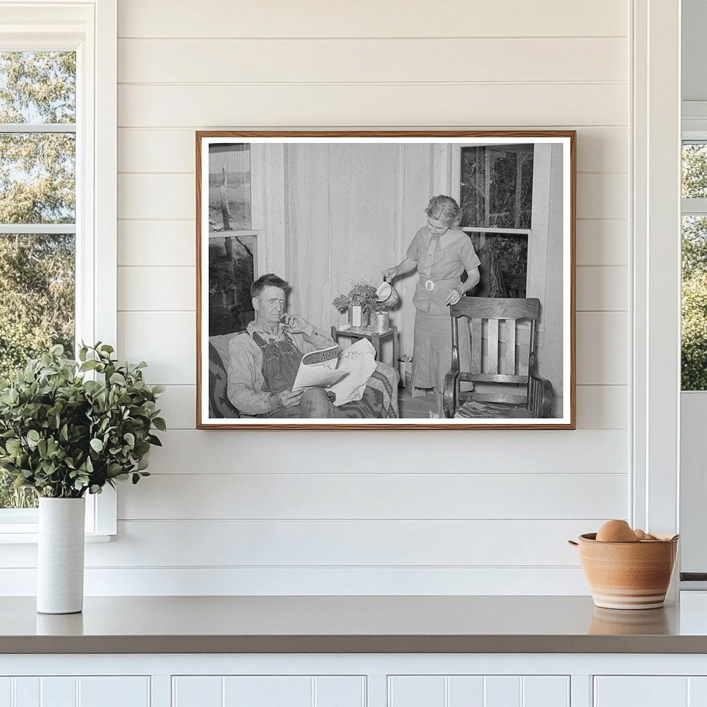 Mr and Mrs Craig in Home Pie Town New Mexico 1940