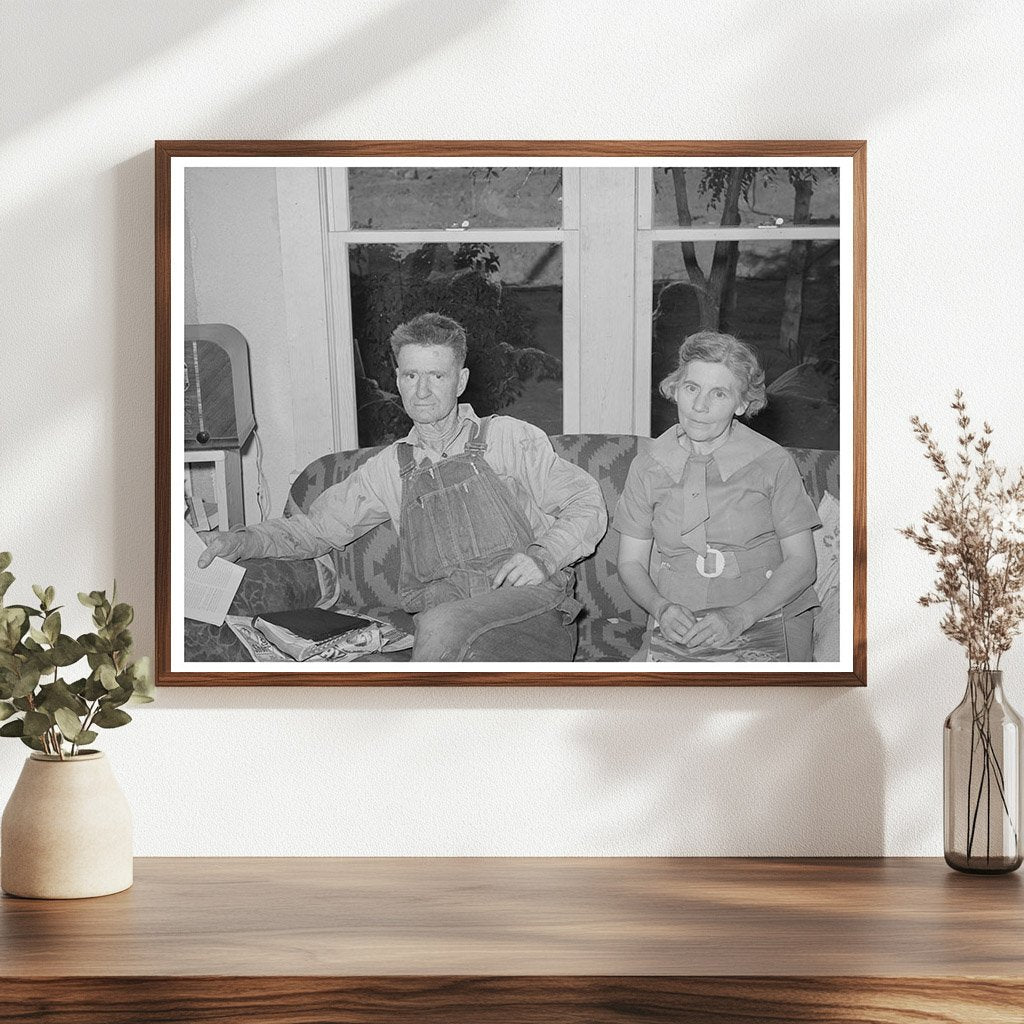 Mr and Mrs Craig at Home in Pie Town New Mexico 1940