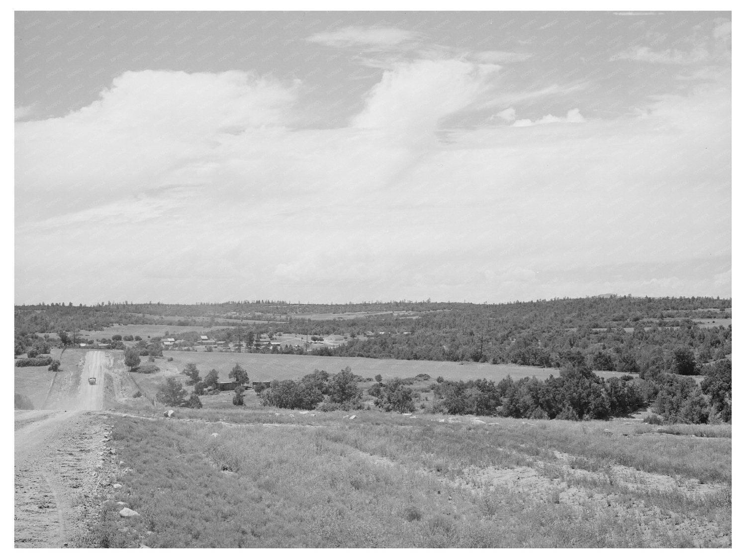Chilili Farming Landscape Bernalillo County New Mexico 1940