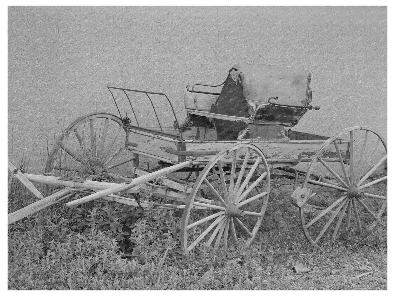 Vintage Runabout in Chamisal New Mexico July 1940