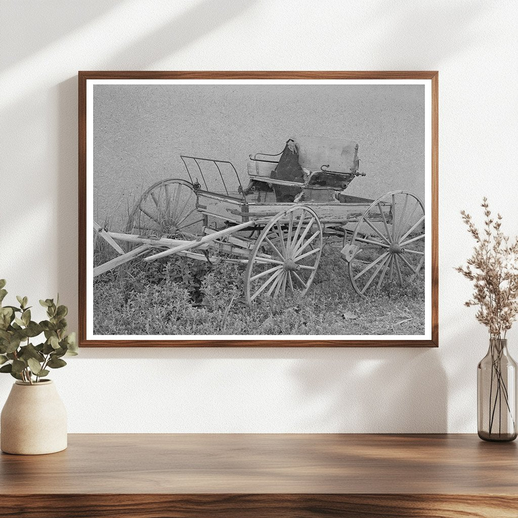 Vintage Runabout in Chamisal New Mexico July 1940