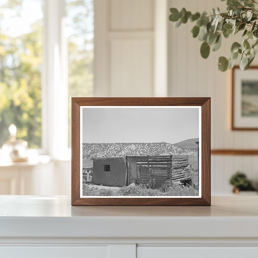 Chicken Coop on Spanish-American Farm Chamisal NM 1940