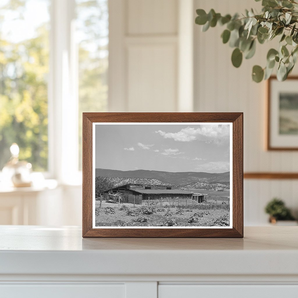Hay and Cow Barn of Spanish-American Farmer 1940