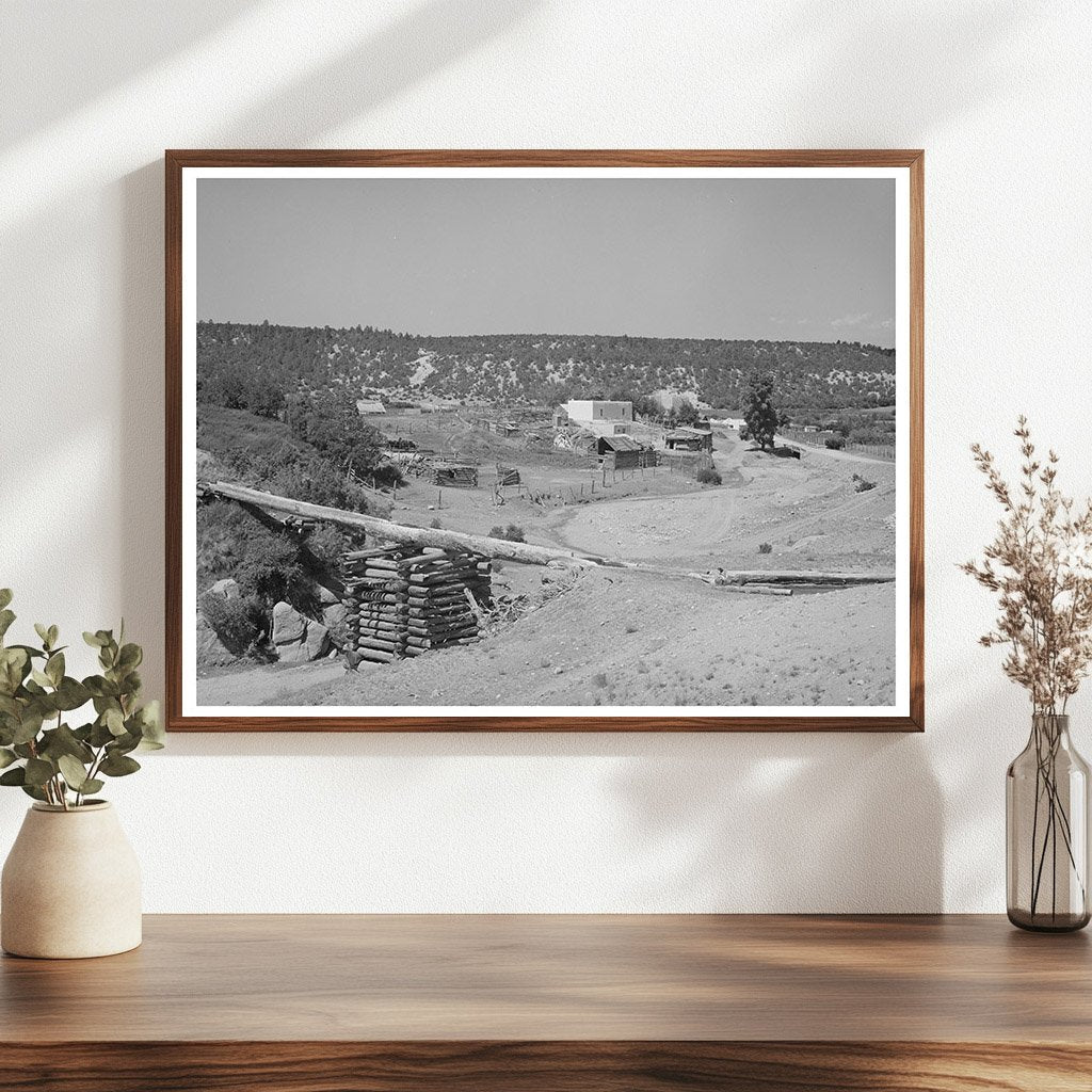 Irrigation at Spanish-American Farm Trampas New Mexico 1940