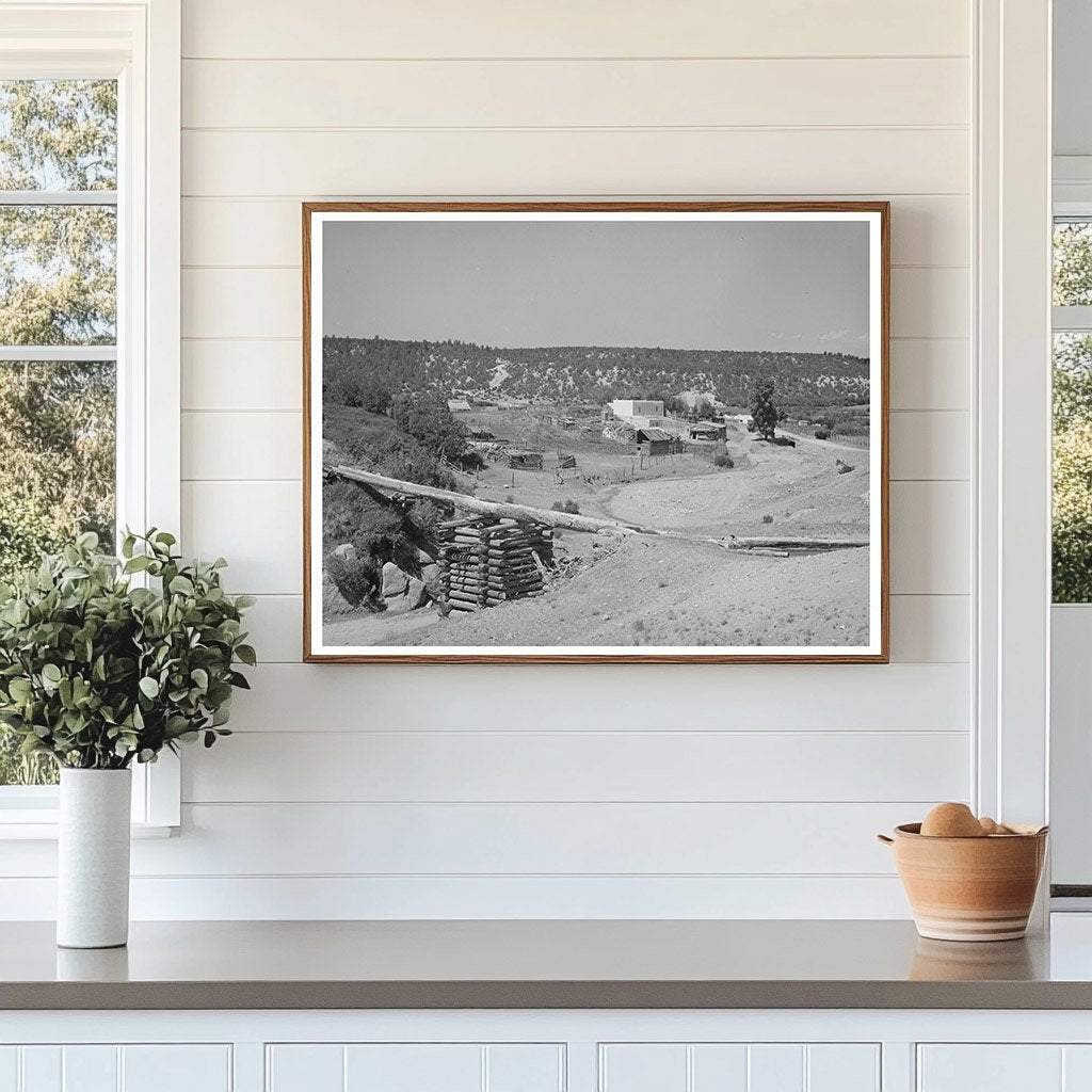 Irrigation at Spanish-American Farm Trampas New Mexico 1940