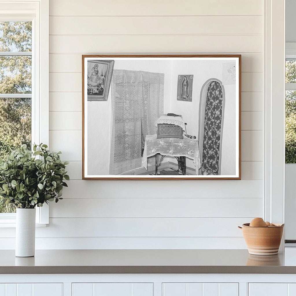 Spanish-American Farmers Home in Chamisal New Mexico 1940