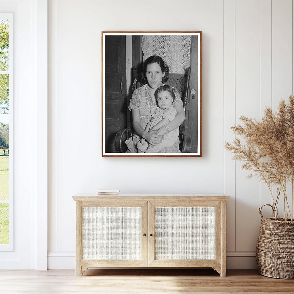Matilda Lovato and Daughter Elsie Chamisal 1940 Portrait
