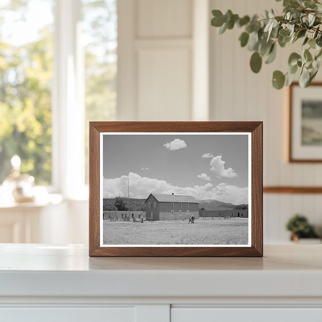 Costilla New Mexico Meeting Hall July 1940 FSA Collection