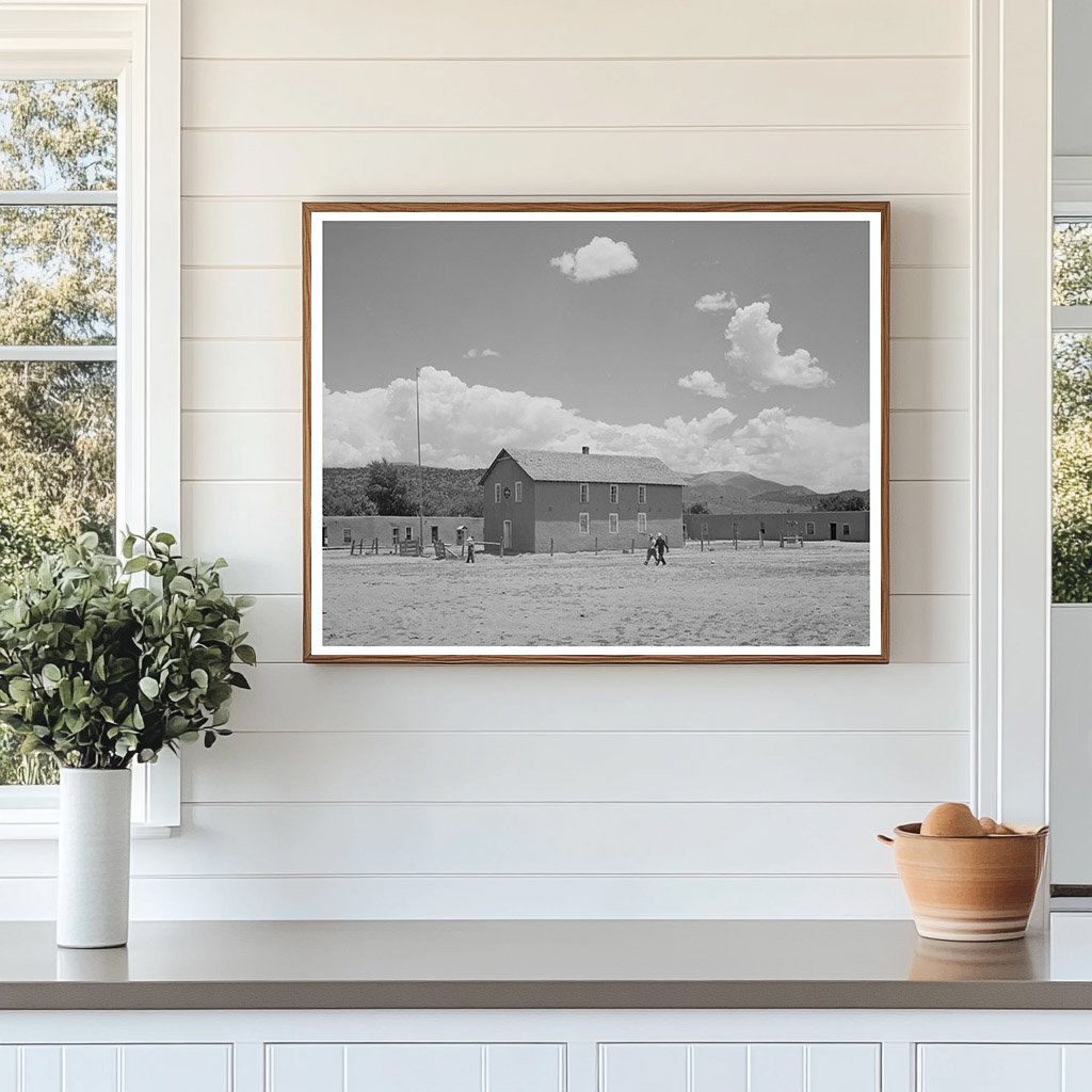 Costilla New Mexico Meeting Hall July 1940 FSA Collection