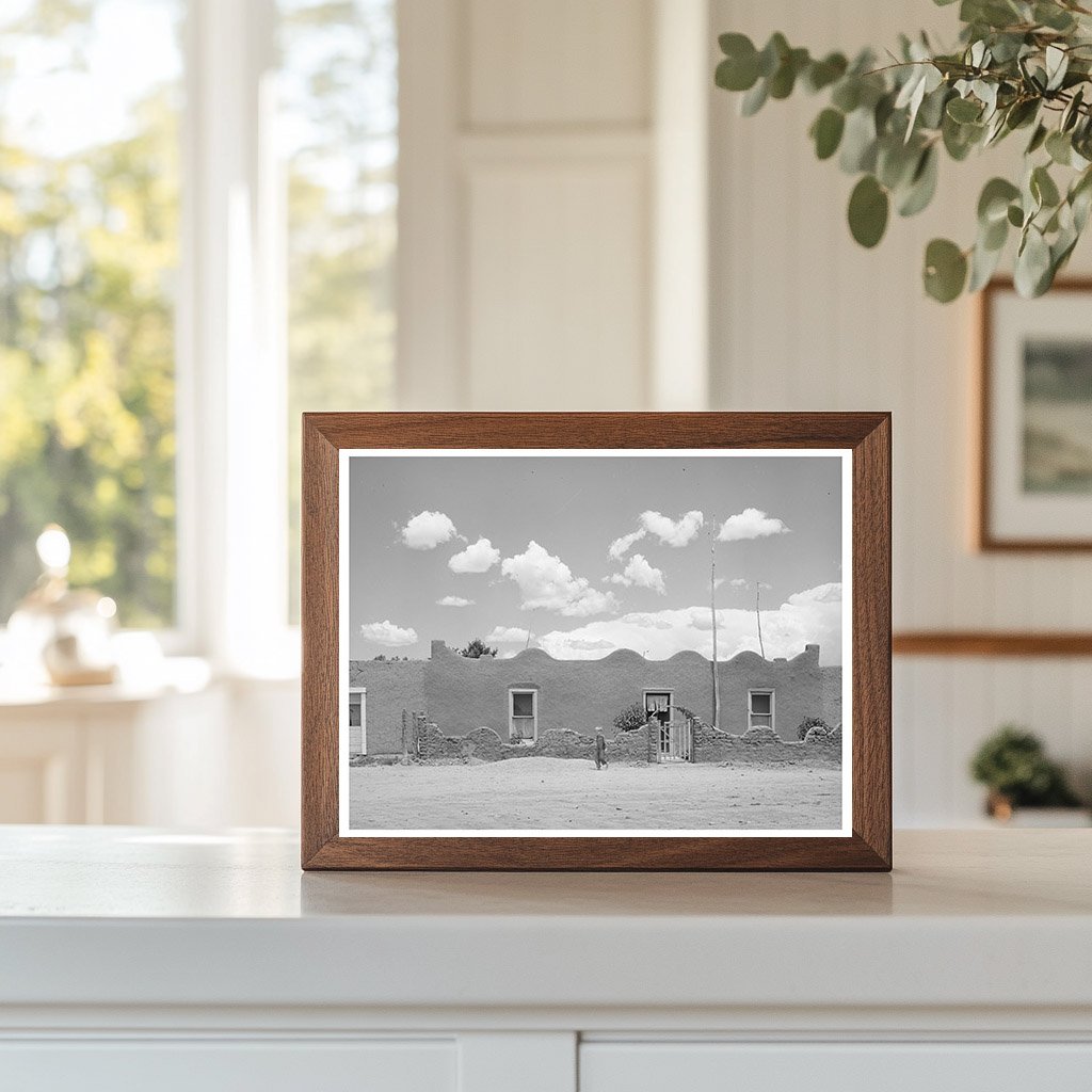 Adobe House in Costilla New Mexico July 1940