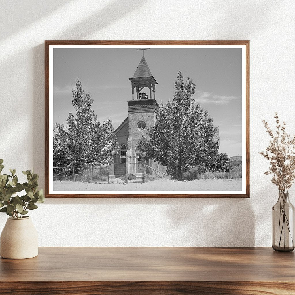 Church in Garcia Costilla County Colorado July 1940