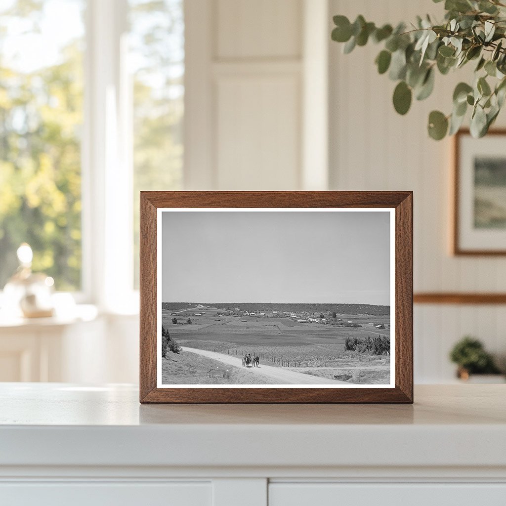 Chamisal New Mexico Rural Community July 1940