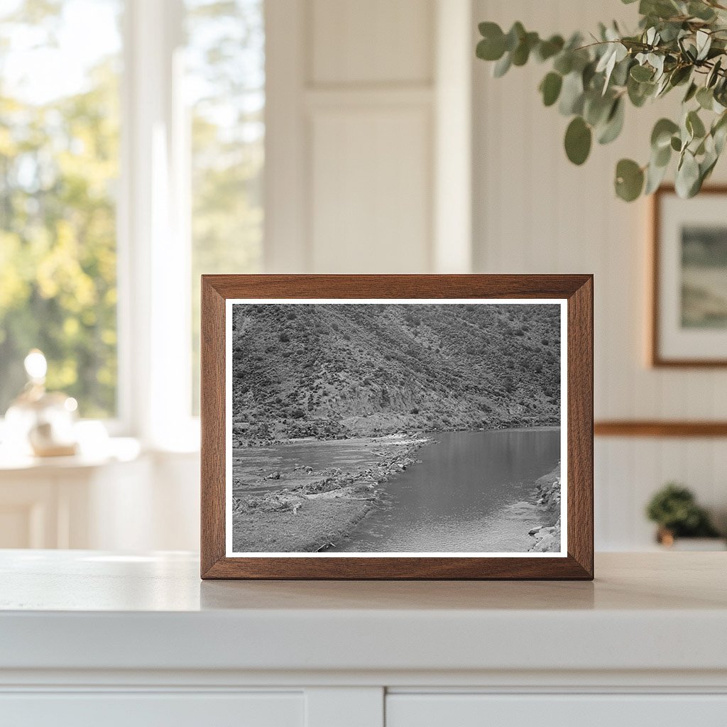 Irrigation Diversion Dam Rio Grande Taos County 1940