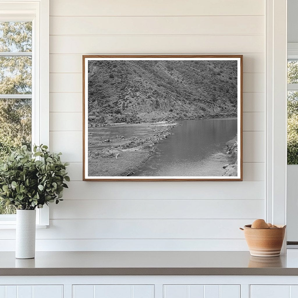 Irrigation Diversion Dam Rio Grande Taos County 1940