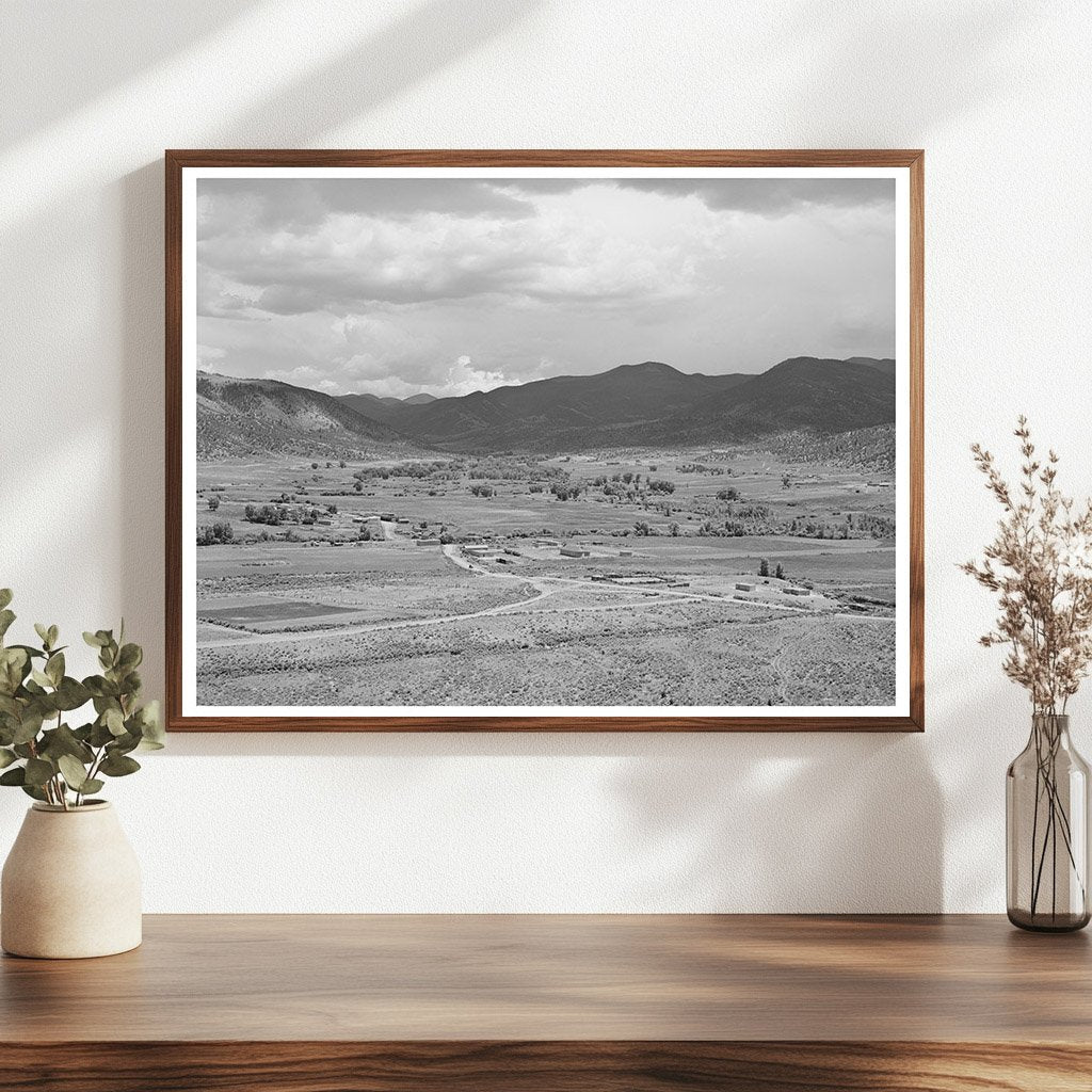 Rio Costilla Valley Amalia New Mexico July 1940 Photo
