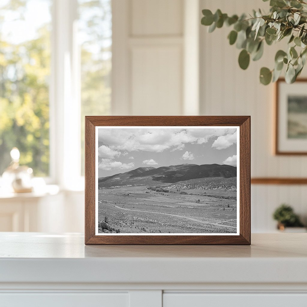 Rio Costilla Tributary with Farmland Amalia New Mexico 1940