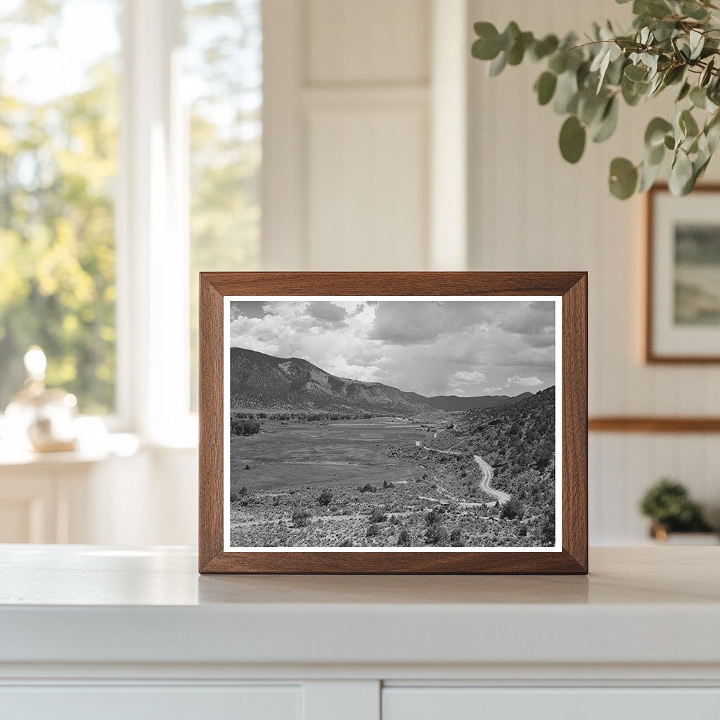 Valley of the Rio Costilla New Mexico July 1940 Landscape