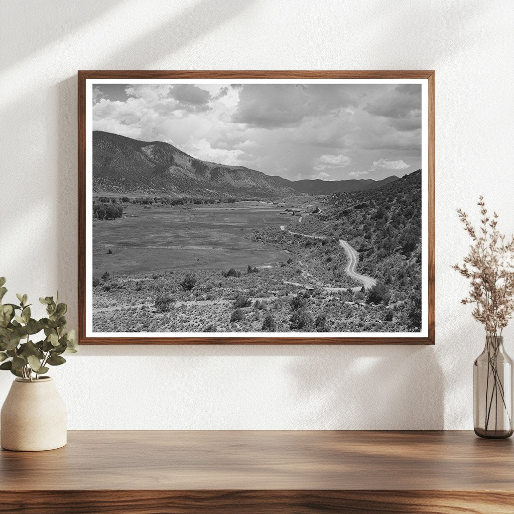 Valley of the Rio Costilla New Mexico July 1940 Landscape